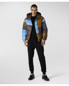 Piumino color block limited edition