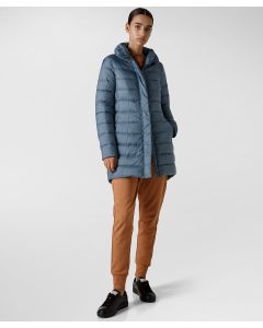 Piumino con collo alto