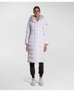 Piumino lungo ed elegante