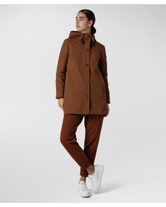 Parka liscio minimal e sofisticato