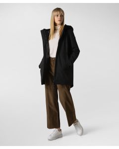 Parka liscio minimal e sofisticato
