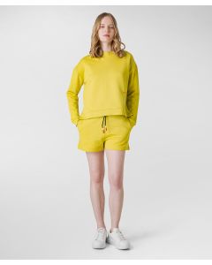 Maglia in morbida felpa con cappuccio
