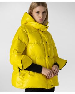 Puffy jacket morbida e lucente