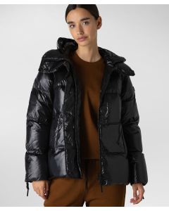 Puffy jacket morbida e lucente
