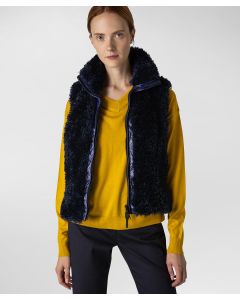 Gilet morbido in pelliccia sintetica