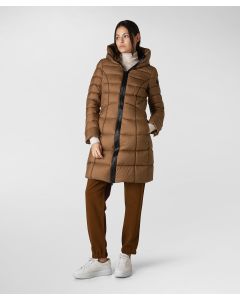Piumino slim in 100% poliestere riciclato