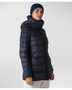 Piumino in piuma e tessuto riciclati