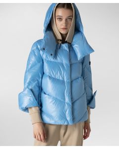 Piumino eco-sostenibile e lucente
