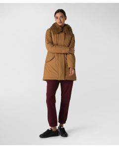 Giacca slim con pelliccia