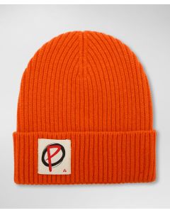 Cappello in tricot misto cachemire con logo Peuterey.Plurals