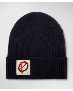 Cappello in tricot misto cachemire con logo Peuterey.Plurals