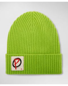 Cappello in tricot misto cachemire con logo Peuterey.Plurals