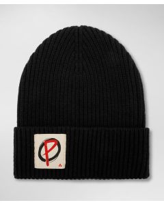 Cappello in tricot misto cachemire con logo Peuterey.Plurals