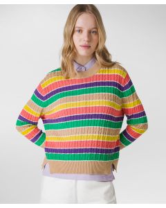 Maglia colorata a righe