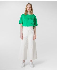Pantaloni stretch in felpa di cotone