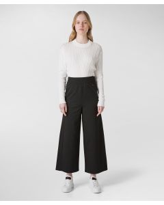 Pantaloni stretch in felpa di cotone