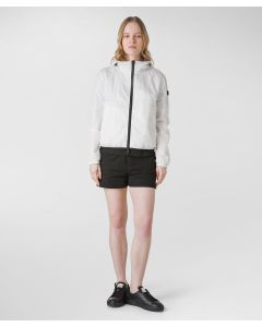 Bomber corto in tela leggera