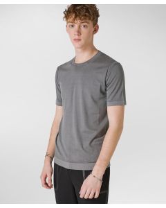 T-shirt in tricot di puro cotone