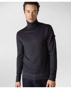 Maglia in merinos con tintura acidata