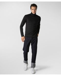 Maglia in merinos con tintura acidata