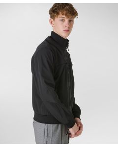 Bomber liscio in tessuto stretch
