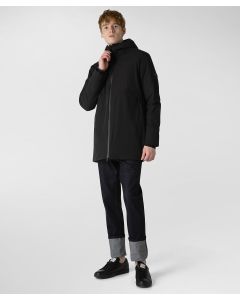 Trench liscio in Primaloft minimal e sofisticato