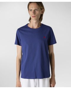 T-shirt con piccolo logo