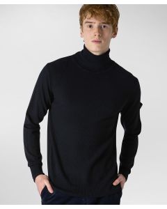 Maglia in tricot misto cotone lana con tintura acidata