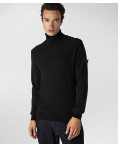 Maglia in tricot misto cotone lana con tintura acidata