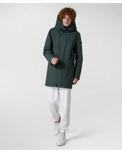 Parka in tessuto a tre starti
