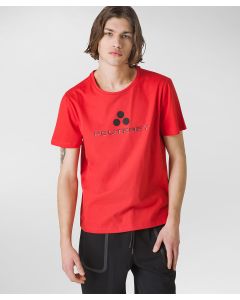 T-shirt con stampa logo sul davanti