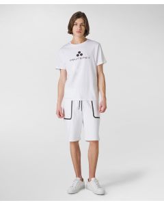 T-shirt con stampa logo sul davanti