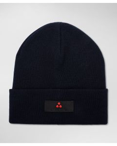 Cappello in tricot misto lana con logo