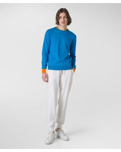 Maglia in tricot con inserti colorati