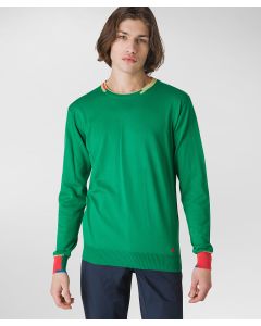 Maglia in tricot con inserti colorati