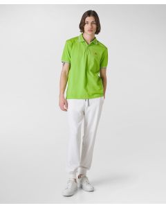 Polo a maniche corte in cotone stretch